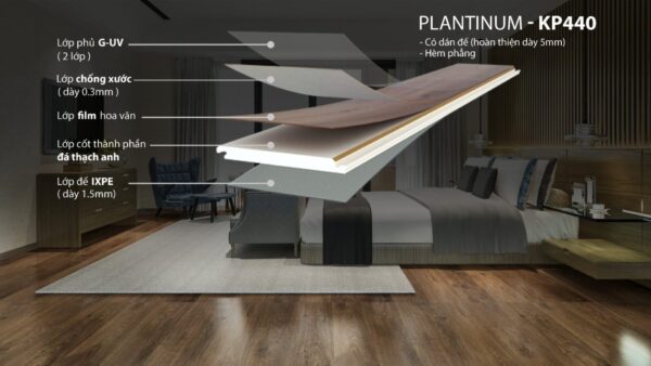 Sàn nhựa thạch anh kobler dĩ an